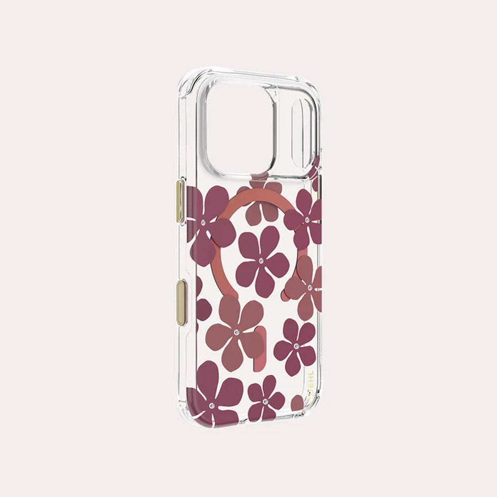 Picture of Apple iPhone 18 Pro Max Case | Coehl MILA MagClick Magnetic Charging Case with Camera Control Button for iPhone 18 Pro Max - Crimson Bloom