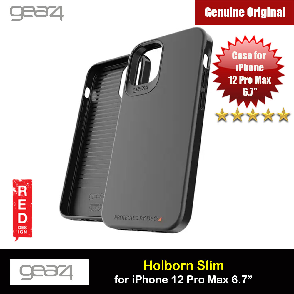 Picture of Gear4 D30 Holborn Slim Soft Touch Drop Protection Case for iPhone 12 Pro Max 6.7 (Black) Apple iPhone 12 6.1- Apple iPhone 12 6.1 Cases, Apple iPhone 12 6.1 Covers, iPad Cases and a wide selection of Apple iPhone 12 6.1 Accessories in Malaysia, Sabah, Sarawak and Singapore 