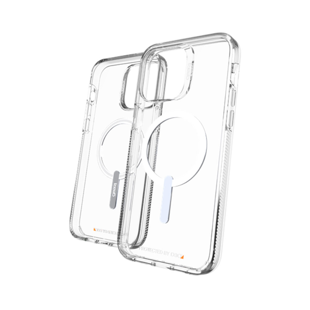 Picture of Apple iPhone 14 6.1 Case | Gear4 Crystal Palace Snap D30 Drop Protection Case with Magsafe Compatible for iPhone 14 6.1 (Clear)