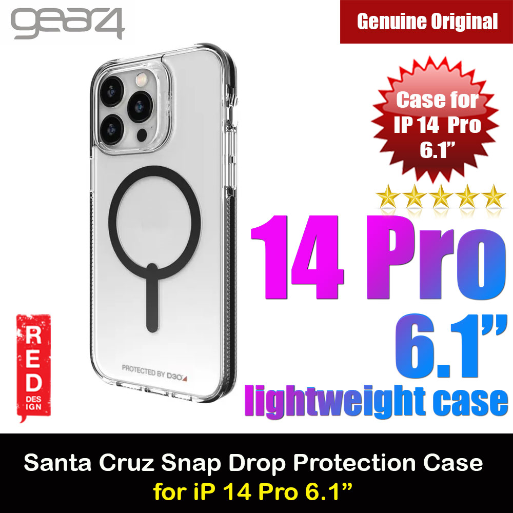 Picture of Gear4 Santa Cruz Snap D30 Drop Protection Lightweight Case with Magsafe Compatible for iPhone 14 Pro 6.1 (Black) Apple iPhone 14 Pro 6.1- Apple iPhone 14 Pro 6.1 Cases, Apple iPhone 14 Pro 6.1 Covers, iPad Cases and a wide selection of Apple iPhone 14 Pro 6.1 Accessories in Malaysia, Sabah, Sarawak and Singapore 