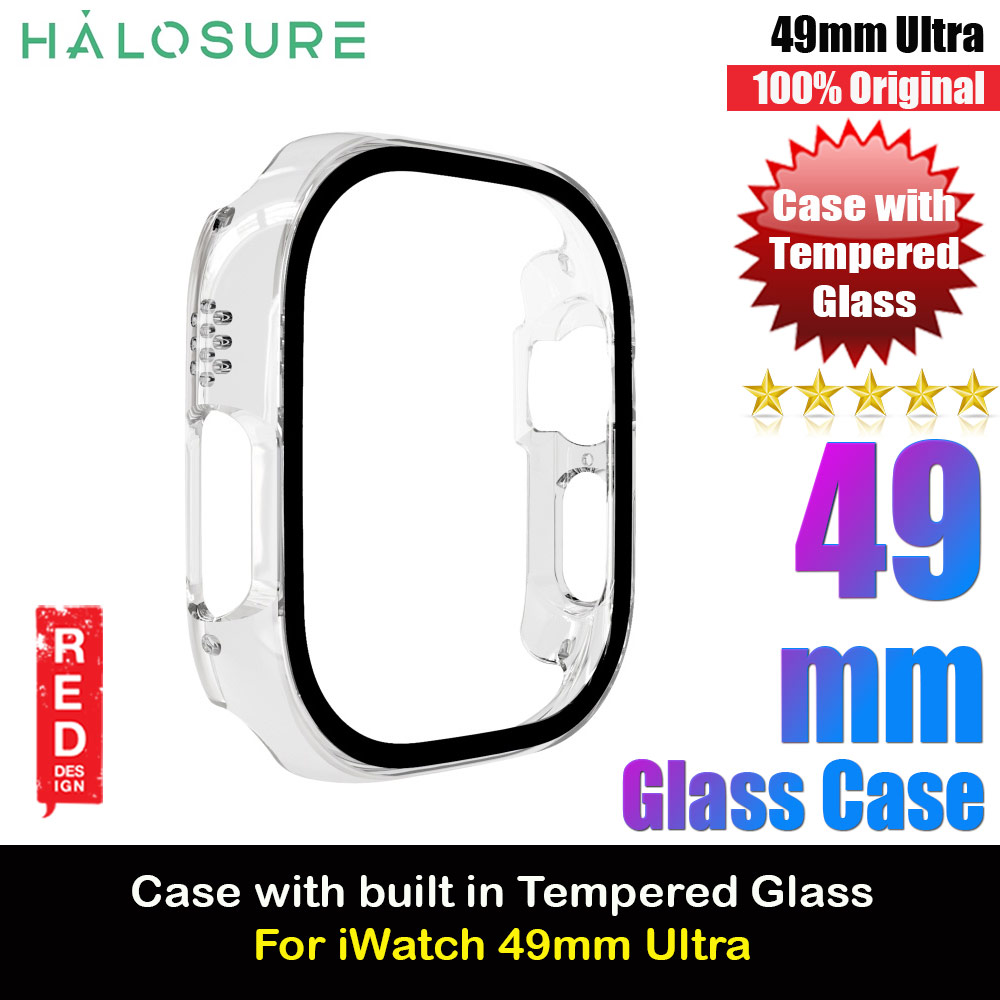 Picture of Halosure Coraza Series Case with High Sensitivity Touch 9H Tempered Glass for Apple Watch 49mm Ultra (Clear) Apple Watch 49mm	Ultra- Apple Watch 49mm	Ultra Cases, Apple Watch 49mm	Ultra Covers, iPad Cases and a wide selection of Apple Watch 49mm	Ultra Accessories in Malaysia, Sabah, Sarawak and Singapore 