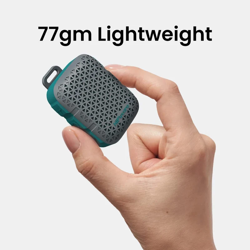 Picture of HiFuture Pocket S Mini Bluetooth Speaker Portable Wearable Clip Speaker IPX7 Waterproof Lightweight Travel Speaker - Black