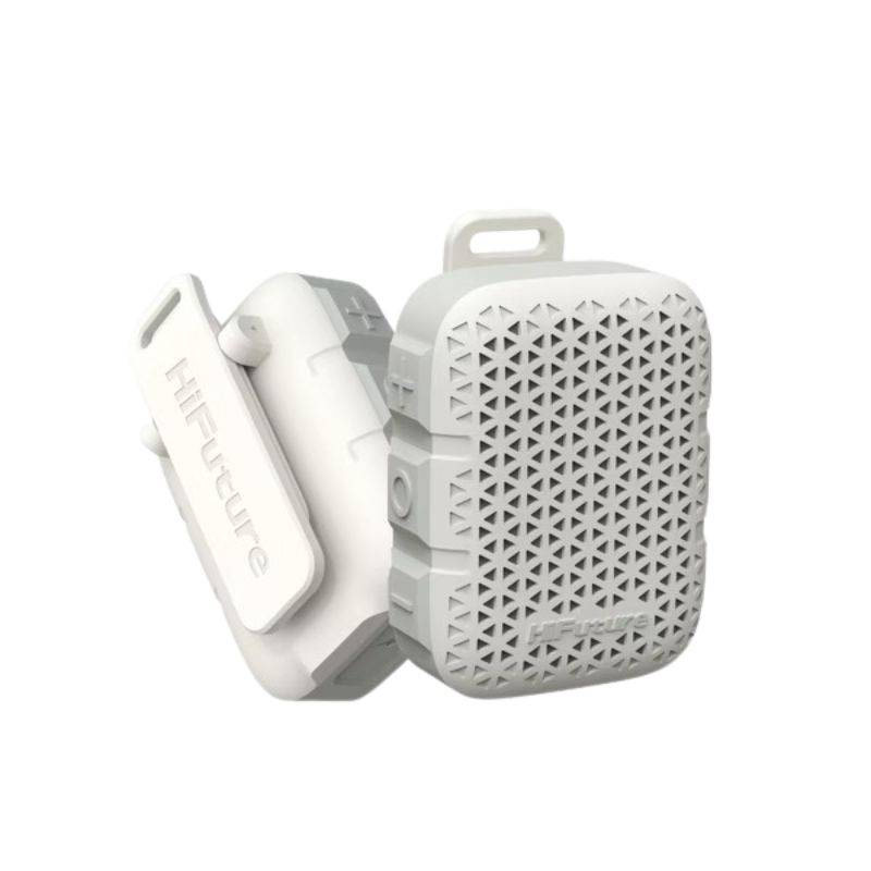 Picture of HiFuture Pocket S Mini Bluetooth Speaker Portable Wearable Clip Speaker IPX7 Waterproof Lightweight Travel Speaker - Beige