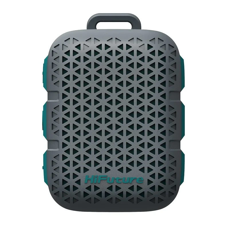 Picture of HiFuture Pocket S Mini Bluetooth Speaker Portable Wearable Clip Speaker IPX7 Waterproof Lightweight Travel Speaker - Grey