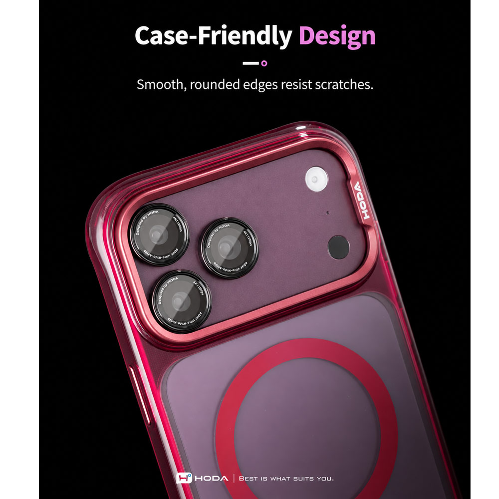 Picture of Apple iPhone 18 Pro Max  | Hoda Sapphire Lens Protector (Monocular Like Design) for iPhone 18 Pro |18 Pro Max - Black (3PCS)