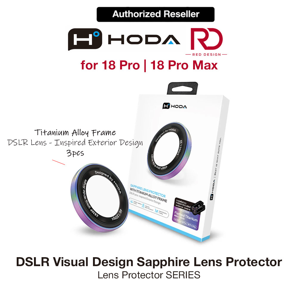 Picture of Hoda Sapphire Lens Protector (Monocular Like Design) for iPhone 18 Pro |18 Pro Max - Flamed Titanium (3PCS) Apple iPhone 18 Pro Max- Apple iPhone 18 Pro Max Cases, Apple iPhone 18 Pro Max Covers, iPad Cases and a wide selection of Apple iPhone 18 Pro Max Accessories in Malaysia, Sabah, Sarawak and Singapore
