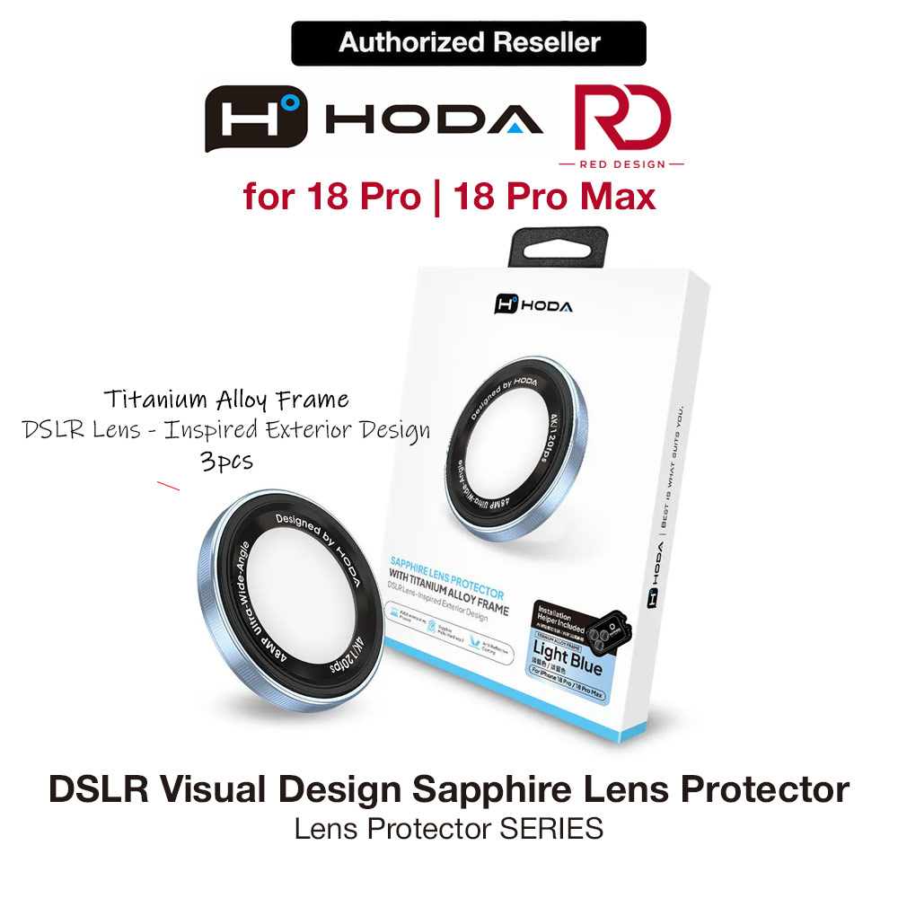 Picture of Hoda Sapphire Lens Protector (Monocular Like Design) for iPhone 18 Pro |18 Pro Max - Blue (3PCS) Apple iPhone 18 Pro Max- Apple iPhone 18 Pro Max Cases, Apple iPhone 18 Pro Max Covers, iPad Cases and a wide selection of Apple iPhone 18 Pro Max Accessories in Malaysia, Sabah, Sarawak and Singapore
