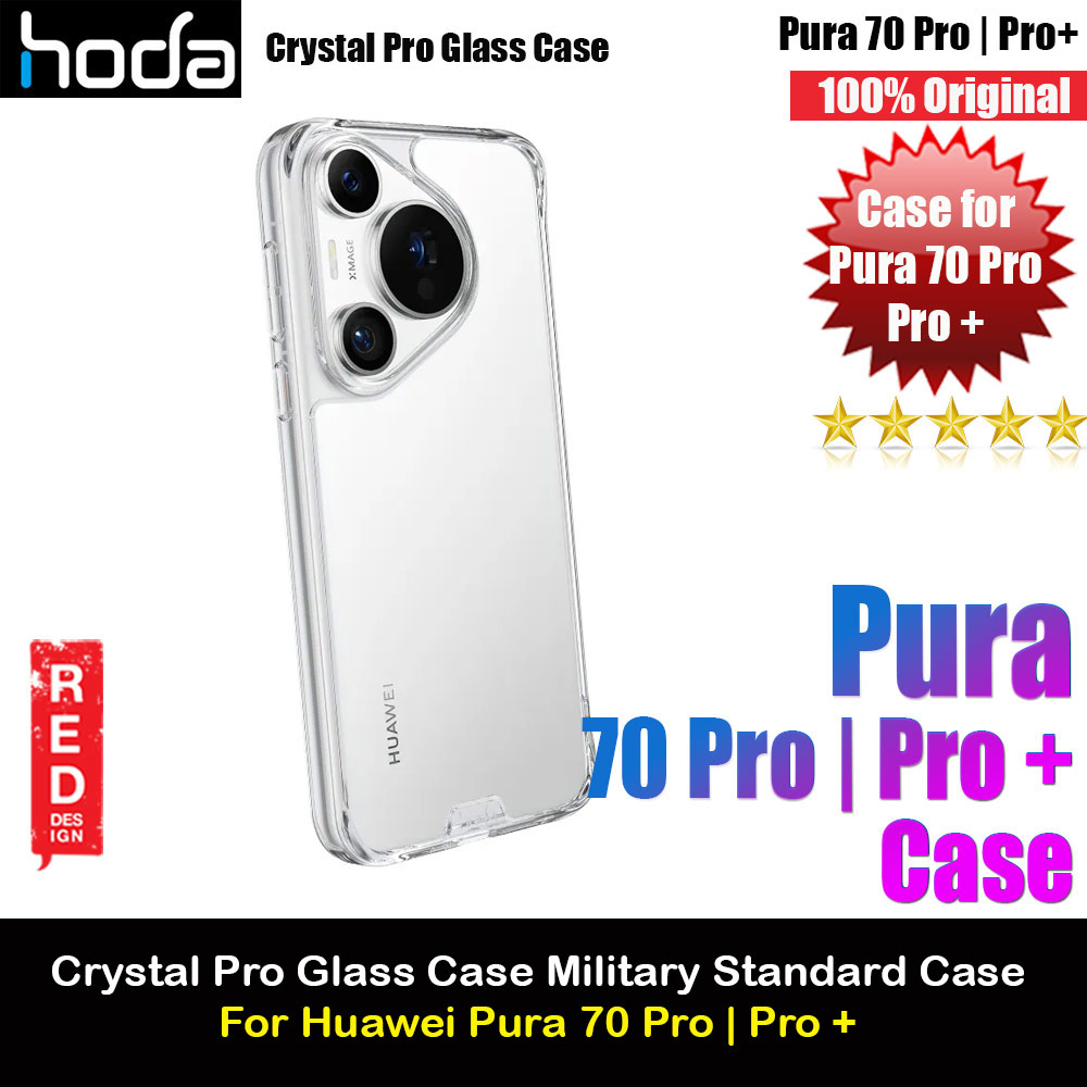 Picture of Hoda Crystal Pro Tempered Glass Black Plate Drop Protection Case for Huawei Pura 70 Pro | Pro Plus (Crystal Clear) Huawei Pura 70 Pro | 70 Pro Plus- Huawei Pura 70 Pro | 70 Pro Plus Cases, Huawei Pura 70 Pro | 70 Pro Plus Covers, iPad Cases and a wide selection of Huawei Pura 70 Pro | 70 Pro Plus Accessories in Malaysia, Sabah, Sarawak and Singapore 