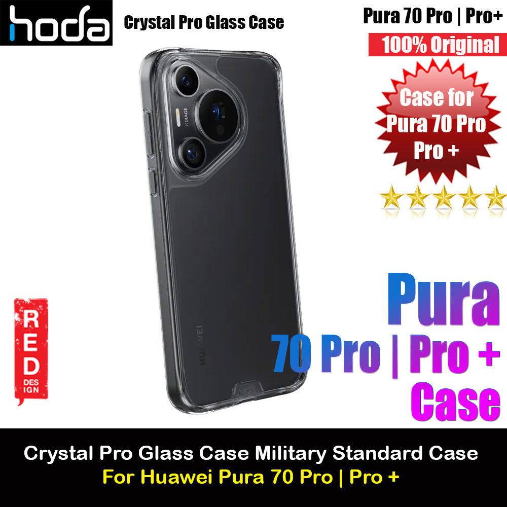 Picture of Hoda Crystal Pro Tempered Glass Black Plate Drop Protection Case for Huawei Pura 70 Pro | Pro Plus (Crystal Clear Black) Huawei Pura 70 Pro | 70 Pro Plus- Huawei Pura 70 Pro | 70 Pro Plus Cases, Huawei Pura 70 Pro | 70 Pro Plus Covers, iPad Cases and a wide selection of Huawei Pura 70 Pro | 70 Pro Plus Accessories in Malaysia, Sabah, Sarawak and Singapore 