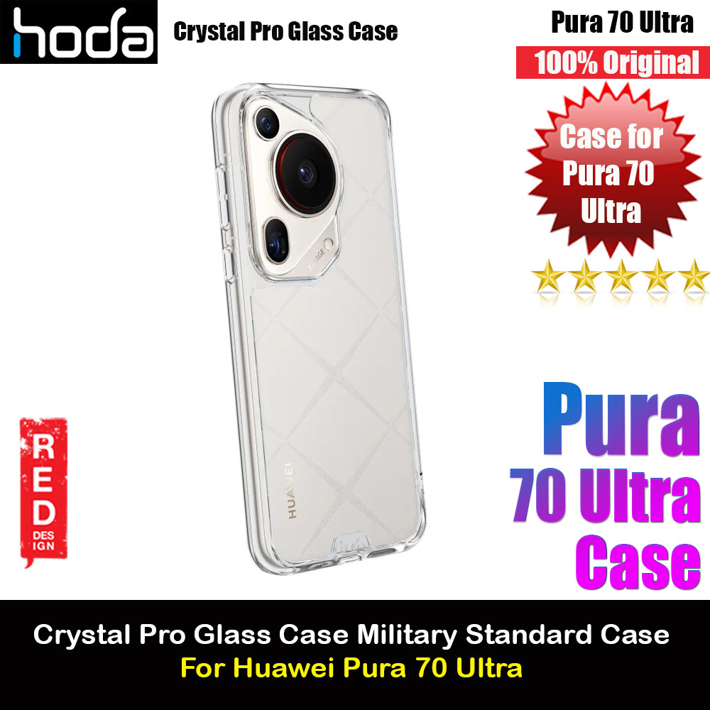 Picture of Hoda Crystal Pro Tempered Glass Black Plate Drop Protection Case for Huawei Pura 70 Ultra (Crystal Clear) Huawei Pura 70 Ultra- Huawei Pura 70 Ultra Cases, Huawei Pura 70 Ultra Covers, iPad Cases and a wide selection of Huawei Pura 70 Ultra Accessories in Malaysia, Sabah, Sarawak and Singapore 