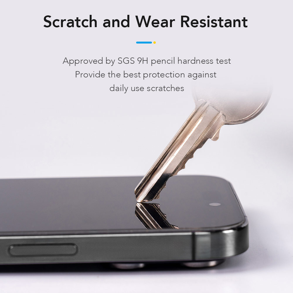 Picture of Apple iPhone 17 6.3 Screen Protector | Hoda Privacy Full Coverage Tempered Glass Screen Protector for iPhone 17 16 Pro 6.3 (Anti Peep)