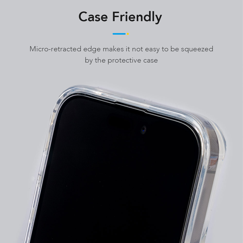 Picture of Apple iPhone 17 6.3 Screen Protector | Hoda Privacy Full Coverage Tempered Glass Screen Protector for iPhone 17 16 Pro 6.3 (Anti Peep)