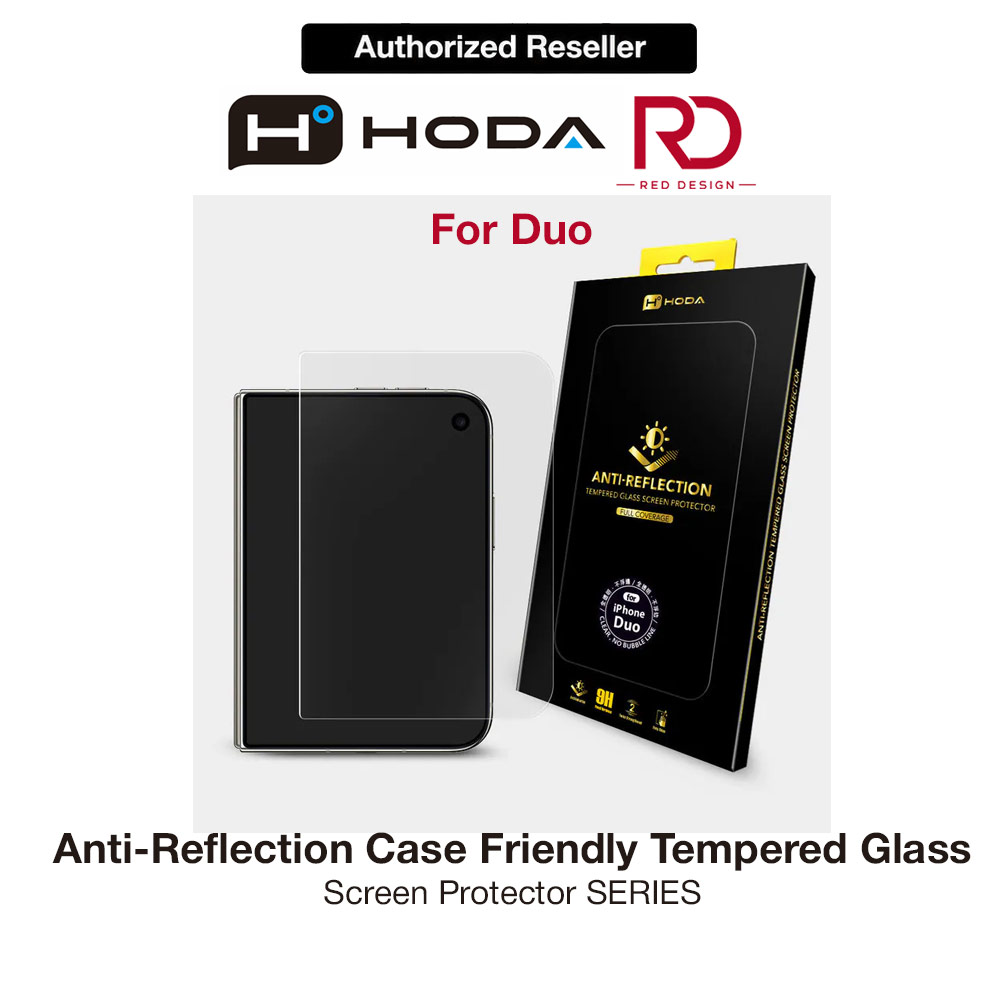 Picture of Hoda Case Friendly Tempered Glass Screen Protector for iPhone Duo - Front Anti Reflection Apple iPhone Duo- Apple iPhone Duo Cases, Apple iPhone Duo Covers, iPad Cases and a wide selection of Apple iPhone Duo Accessories in Malaysia, Sabah, Sarawak and Singapore 