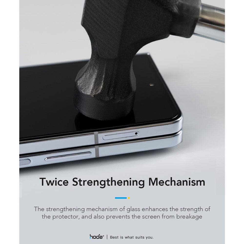 Picture of Apple iPhone Duo Case | Hoda 2.5D Case Friendly Tempered Glass Screen Protector for iPhone Duo - Clear