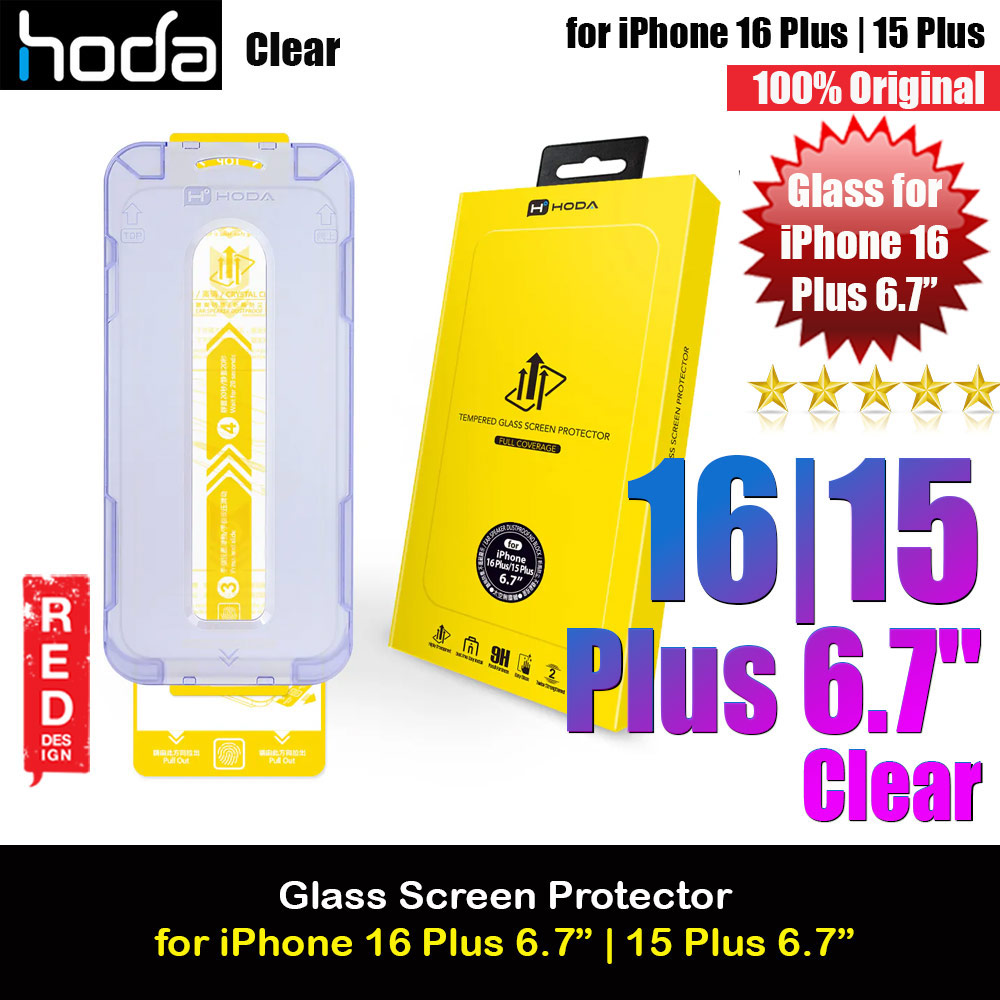 Picture of Hoda 0.33mm 2.5D Full Coverage Tempered Glass Screen Protector for iPhone 16 Plus 6.7 15 Plus 6.7 with Dust Free Helper (Clear) Apple iPhone 15 Plus 6.7- Apple iPhone 15 Plus 6.7 Cases, Apple iPhone 15 Plus 6.7 Covers, iPad Cases and a wide selection of Apple iPhone 15 Plus 6.7 Accessories in Malaysia, Sabah, Sarawak and Singapore 