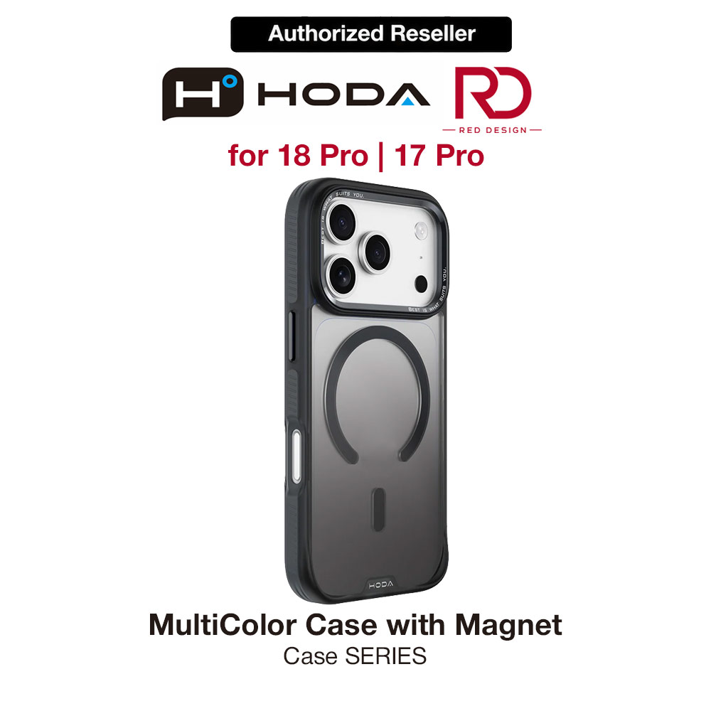 Picture of Hoda MultiColor Case with Magnet for iPhone 18 Pro 17 Pro - Lunar Gray Apple iPhone 18 Pro- Apple iPhone 18 Pro Cases, Apple iPhone 18 Pro Covers, iPad Cases and a wide selection of Apple iPhone 18 Pro Accessories in Malaysia, Sabah, Sarawak and Singapore