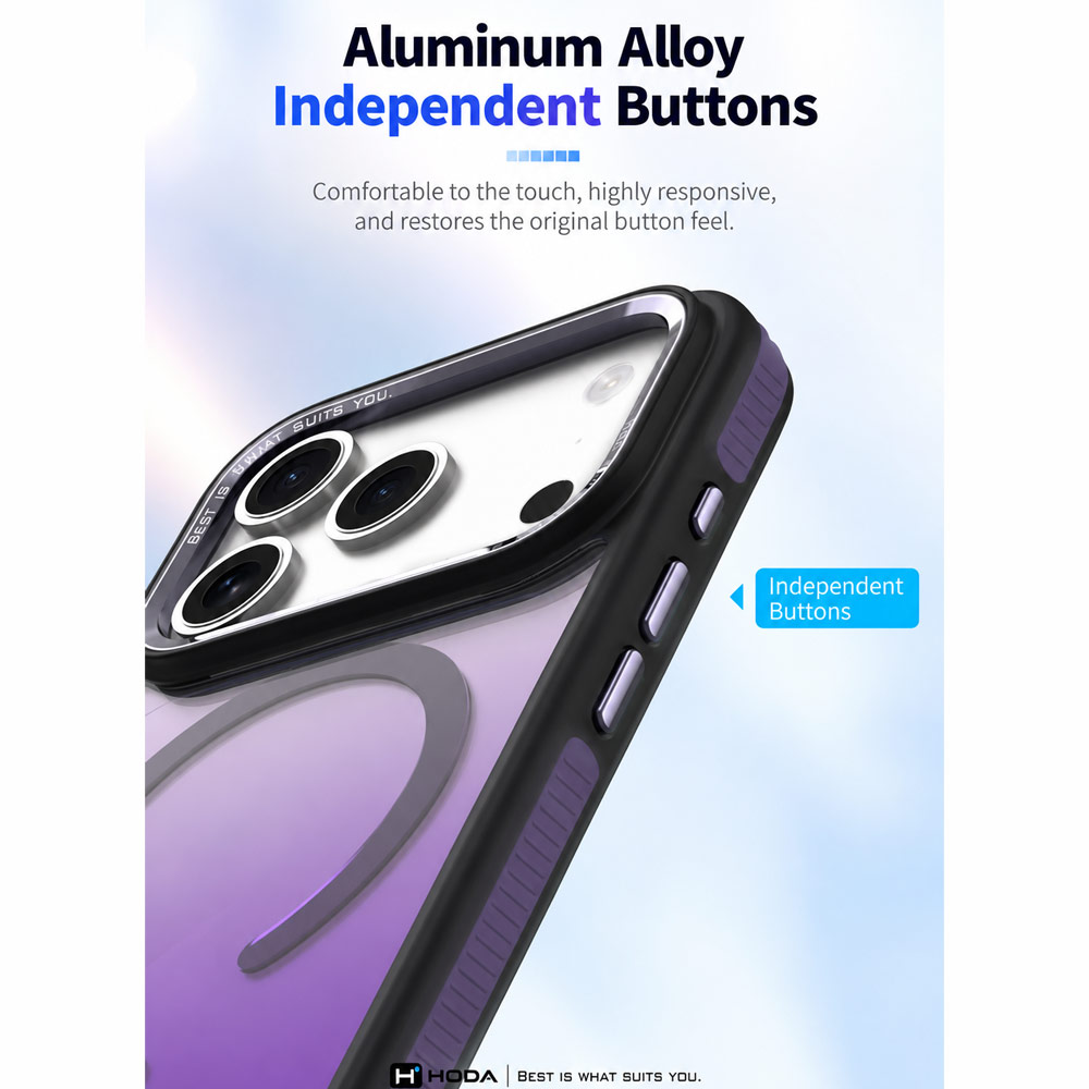 Picture of Apple iPhone 18 Pro Max Case | Hoda MultiColor Case with Magnet for iPhone 18 Pro Max 17 Pro Max - twipurple
