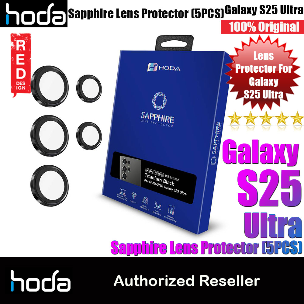 Picture of Hoda Sapphire Lens Protector for Samsung Galaxy S25 Ultra (5PCS Titanium Black) Samsung Galaxy S25 Ultra- Samsung Galaxy S25 Ultra Cases, Samsung Galaxy S25 Ultra Covers, iPad Cases and a wide selection of Samsung Galaxy S25 Ultra Accessories in Malaysia, Sabah, Sarawak and Singapore 