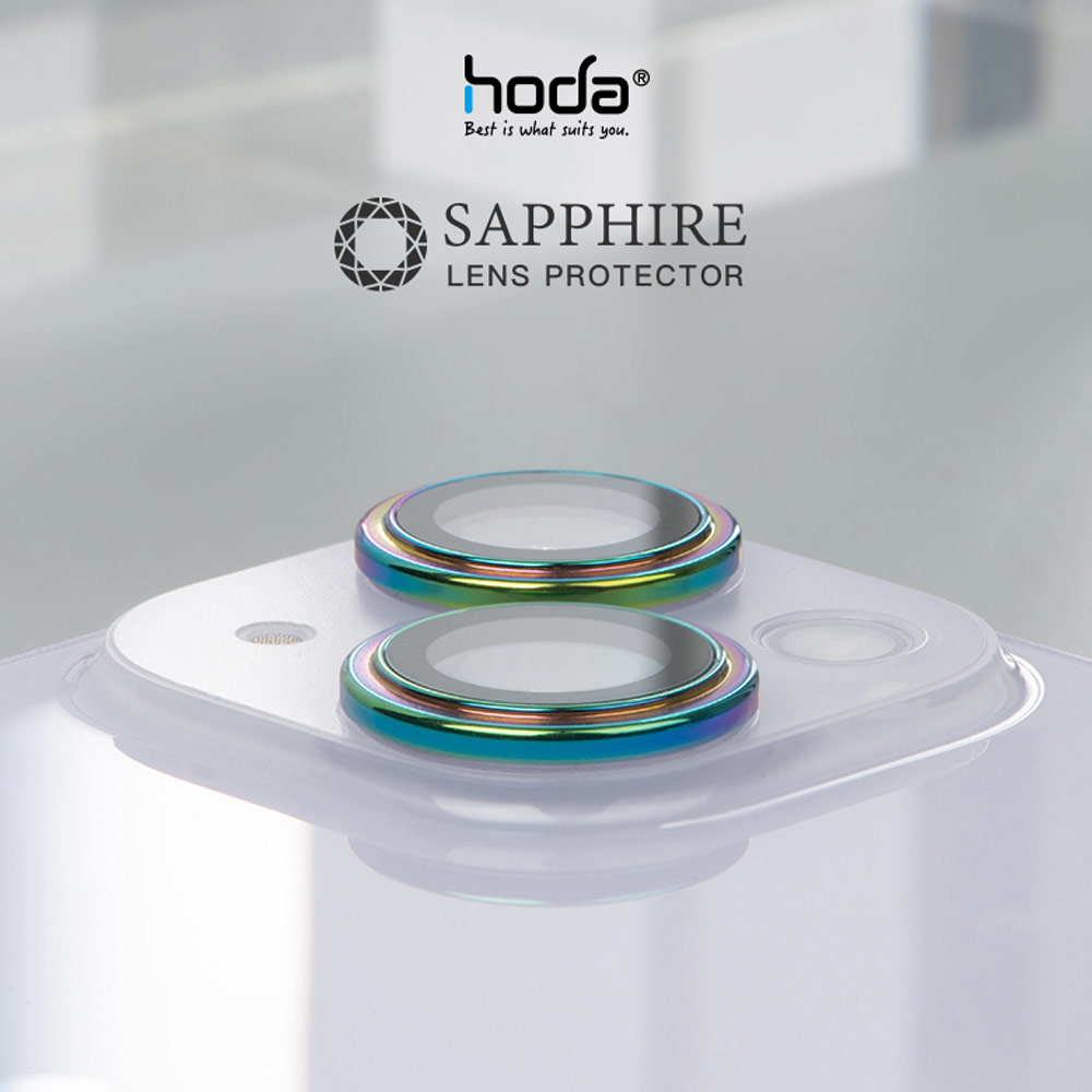 Picture of Apple iPhone 14 Plus 6.7  | Hoda Sapphire Lens Protector for iPhone 14 6.1 iPhone 14 Plus 6.7  (2PCS Purple)