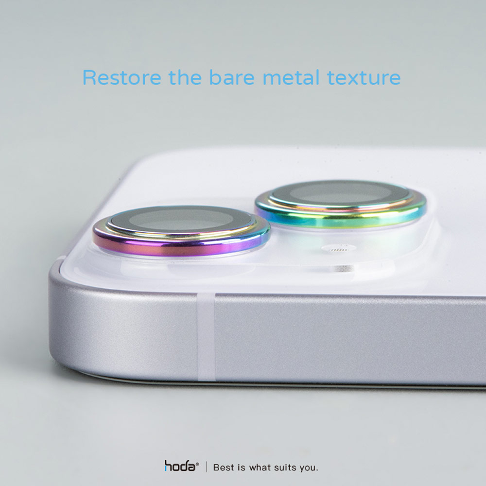 Picture of Apple iPhone 14 Plus 6.7  | Hoda Sapphire Lens Protector for iPhone 14 6.1 iPhone 14 Plus 6.7  (2PCS Purple)