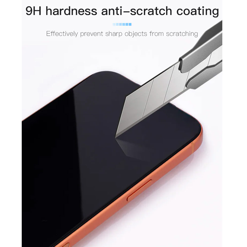 Picture of Apple iPhone 18 Pro Screen Protector | Hoda Anti-Peeper Privacy 360 Degree 4 ways with Anti Reflection Full Coverage Tempered Glass Screen Protector for iPhone 18 Pro Dust-Free Helper Lite Included - Privacy