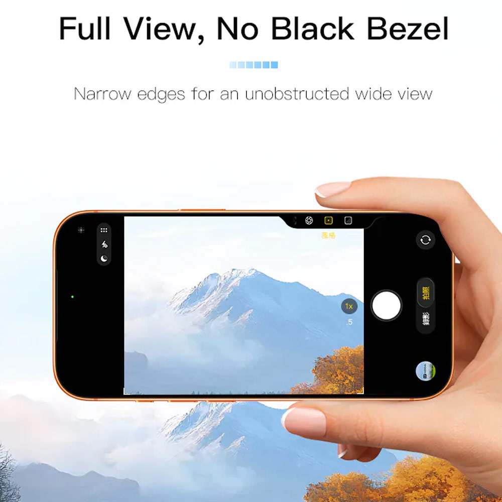 Picture of Apple iPhone 18 Pro Screen Protector | Hoda Anti-Peeper Privacy 360 Degree 4 ways with Anti Reflection Full Coverage Tempered Glass Screen Protector for iPhone 18 Pro Dust-Free Helper Lite Included - Privacy