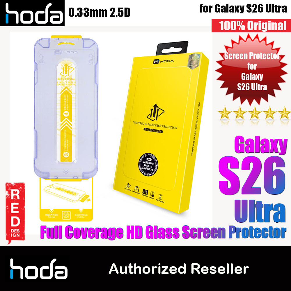 Picture of Hoda Clear Full Coverage Tempered Glass Screen Protector for Samsung Galaxy S26 Ultra (Clear) Samsung Galaxy S26 Ultra- Samsung Galaxy S26 Ultra Cases, Samsung Galaxy S26 Ultra Covers, iPad Cases and a wide selection of Samsung Galaxy S26 Ultra Accessories in Malaysia, Sabah, Sarawak and Singapore 