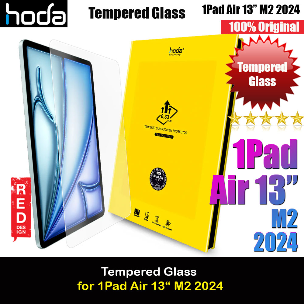 Picture of Hoda 0.33mm Full Coverage Tempred Glass Screen Protector for iPad Air 13" M2 6th Gen 2024 (Clear) Apple iPad Air 13  M2 2024- Apple iPad Air 13  M2 2024 Cases, Apple iPad Air 13  M2 2024 Covers, iPad Cases and a wide selection of Apple iPad Air 13  M2 2024 Accessories in Malaysia, Sabah, Sarawak and Singapore 