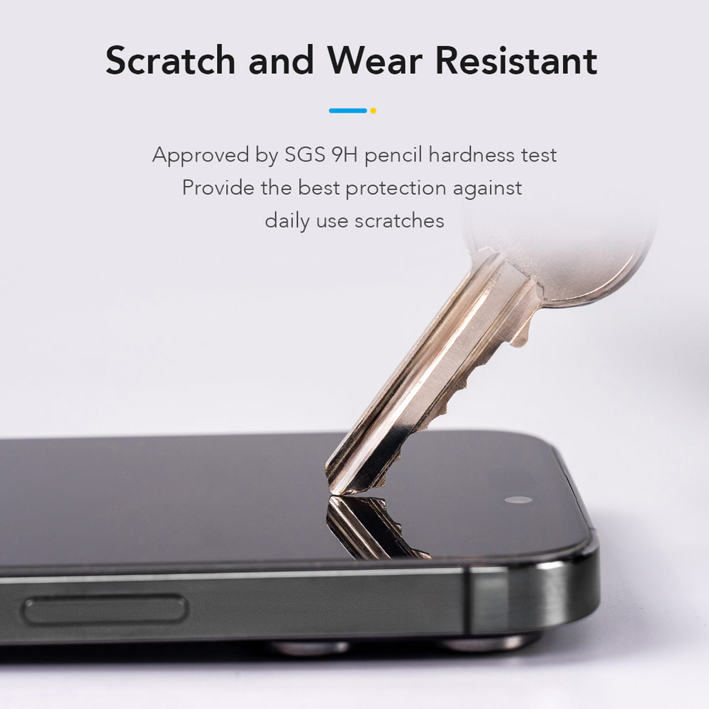 Picture of Apple iPhone 18 Pro Screen Protector | Hoda Full Coverage Tempered Glass Screen Protector for iPhone 18 Pro 17 Pro  with Dust-Free Helper - Clear