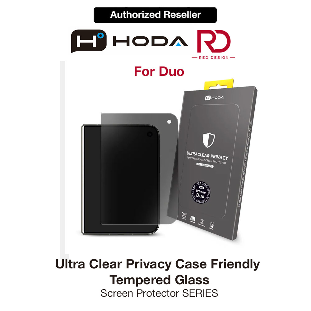 Picture of Hoda Ultra Clear Anti-Peeper Privacy 2ways Case Friendly  Tempered Glass Screen Protector for iPhone Duo- Privacy Apple iPhone Duo- Apple iPhone Duo Cases, Apple iPhone Duo Covers, iPad Cases and a wide selection of Apple iPhone Duo Accessories in Malaysia, Sabah, Sarawak and Singapore 