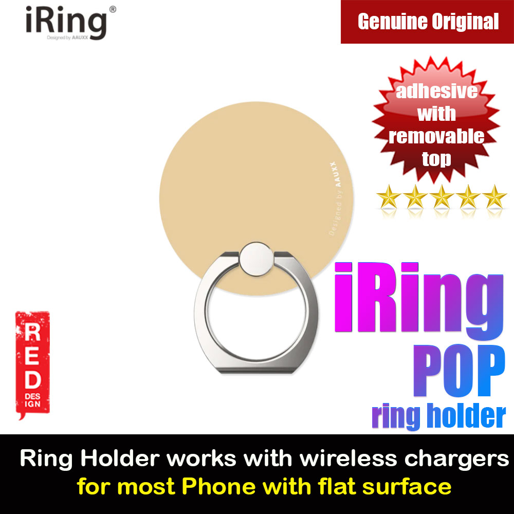 Picture of AAUXX iRing Pop Ring Holder Phone Grip and Kickstand Stand Work with wireless charging (Cream Cheese) Red Design- Red Design Cases, Red Design Covers, iPad Cases and a wide selection of Red Design Accessories in Malaysia, Sabah, Sarawak and Singapore 