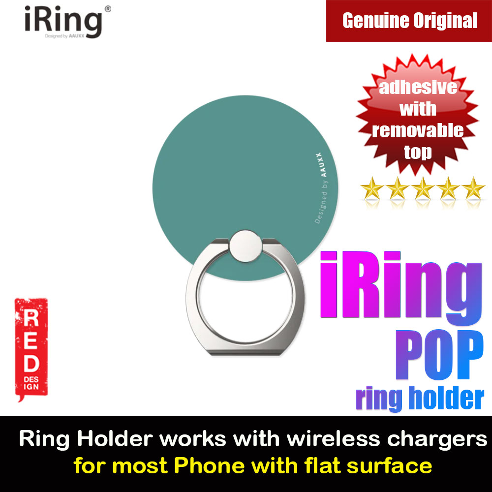 Picture of AAUXX iRing Pop Ring Holder Phone Grip and Kickstand Stand Work with wireless charging (Emerald) Red Design- Red Design Cases, Red Design Covers, iPad Cases and a wide selection of Red Design Accessories in Malaysia, Sabah, Sarawak and Singapore 