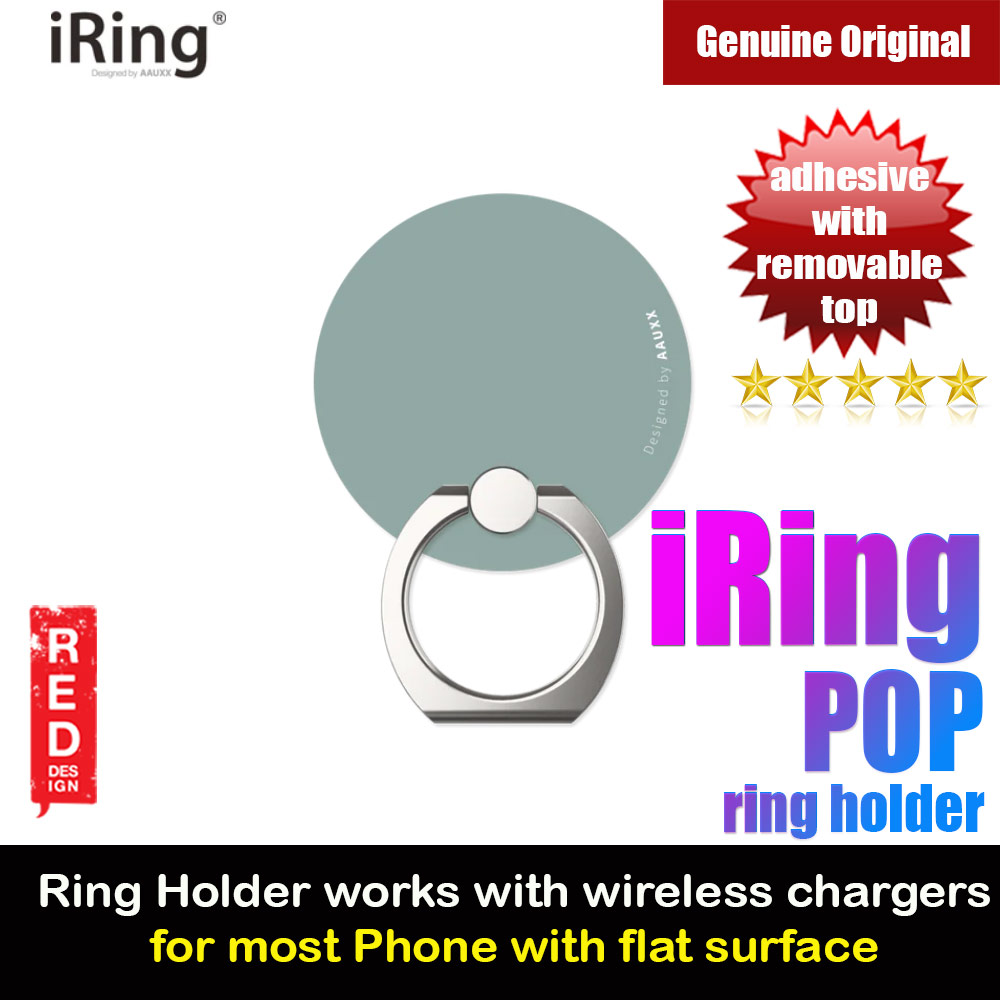 Picture of AAUXX iRing Pop Ring Holder Phone Grip and Kickstand Stand Work with wireless charging (Turkish Green) Red Design- Red Design Cases, Red Design Covers, iPad Cases and a wide selection of Red Design Accessories in Malaysia, Sabah, Sarawak and Singapore 