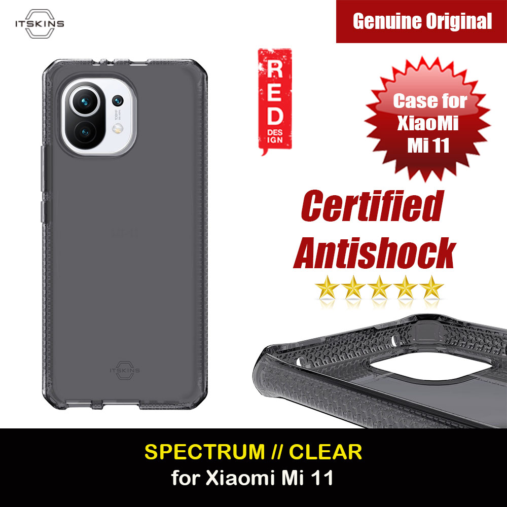 Picture of ITSKINS SPECTRUM CLEAR ANTIMICROBIAL Certified Antishock Protection Case for XiaoMi Mi 11 (Smoke) Xiaomi Mi 11- Xiaomi Mi 11 Cases, Xiaomi Mi 11 Covers, iPad Cases and a wide selection of Xiaomi Mi 11 Accessories in Malaysia, Sabah, Sarawak and Singapore 