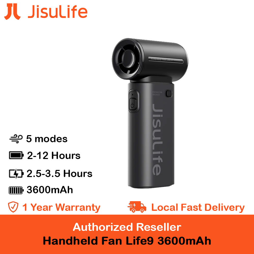 Picture of Jisulife Life9 Handheld Fan Ultra Mini Compact Small Pocket Size Portable Handheld Fan Kipas Pegang Tangan Angin Kuat (3600mah Black) Red Design- Red Design Cases, Red Design Covers, iPad Cases and a wide selection of Red Design Accessories in Malaysia, Sabah, Sarawak and Singapore 