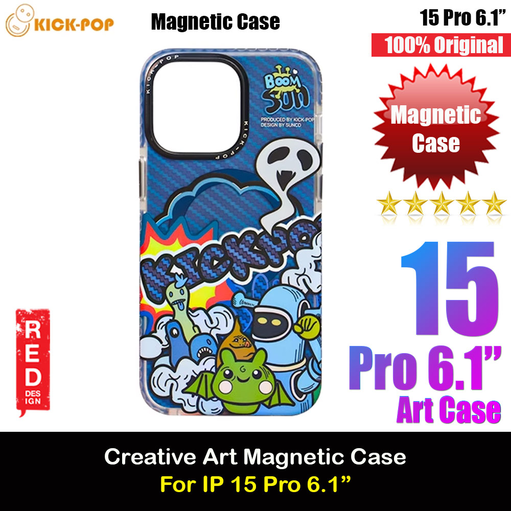 Picture of KickPop Creative Fashion Art Magnetic Impact Drop Protection Aluminum Lens Frame Case Casing for iPhone 15 Pro 6.1 (Boom Sun) Apple iPhone 15 Pro 6.1- Apple iPhone 15 Pro 6.1 Cases, Apple iPhone 15 Pro 6.1 Covers, iPad Cases and a wide selection of Apple iPhone 15 Pro 6.1 Accessories in Malaysia, Sabah, Sarawak and Singapore 