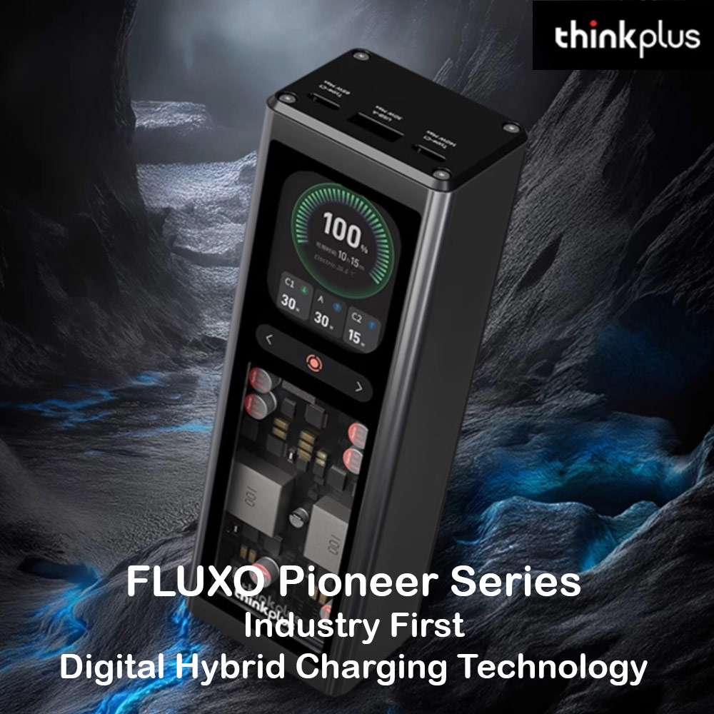 Picture of Lenovo Thinkplus Fluxo CCC 3C Certified Laptop Notebook Travel Power Bank Mini Size 140W Output 20000mAh