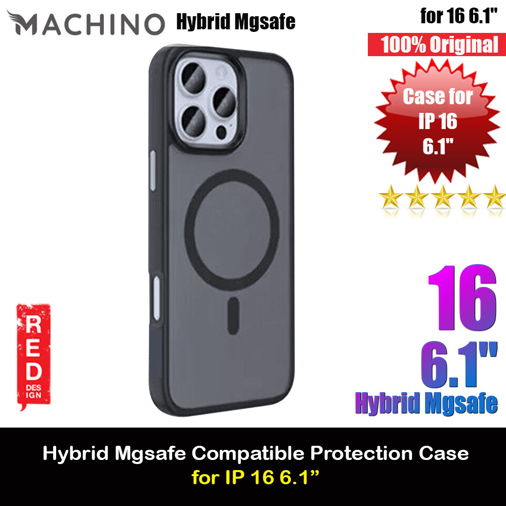 Picture of Machino View Magnetic Compatible Drop Protection Case for iPhone 16 6.1 (Black) Apple iPhone 16 6.1- Apple iPhone 16 6.1 Cases, Apple iPhone 16 6.1 Covers, iPad Cases and a wide selection of Apple iPhone 16 6.1 Accessories in Malaysia, Sabah, Sarawak and Singapore 