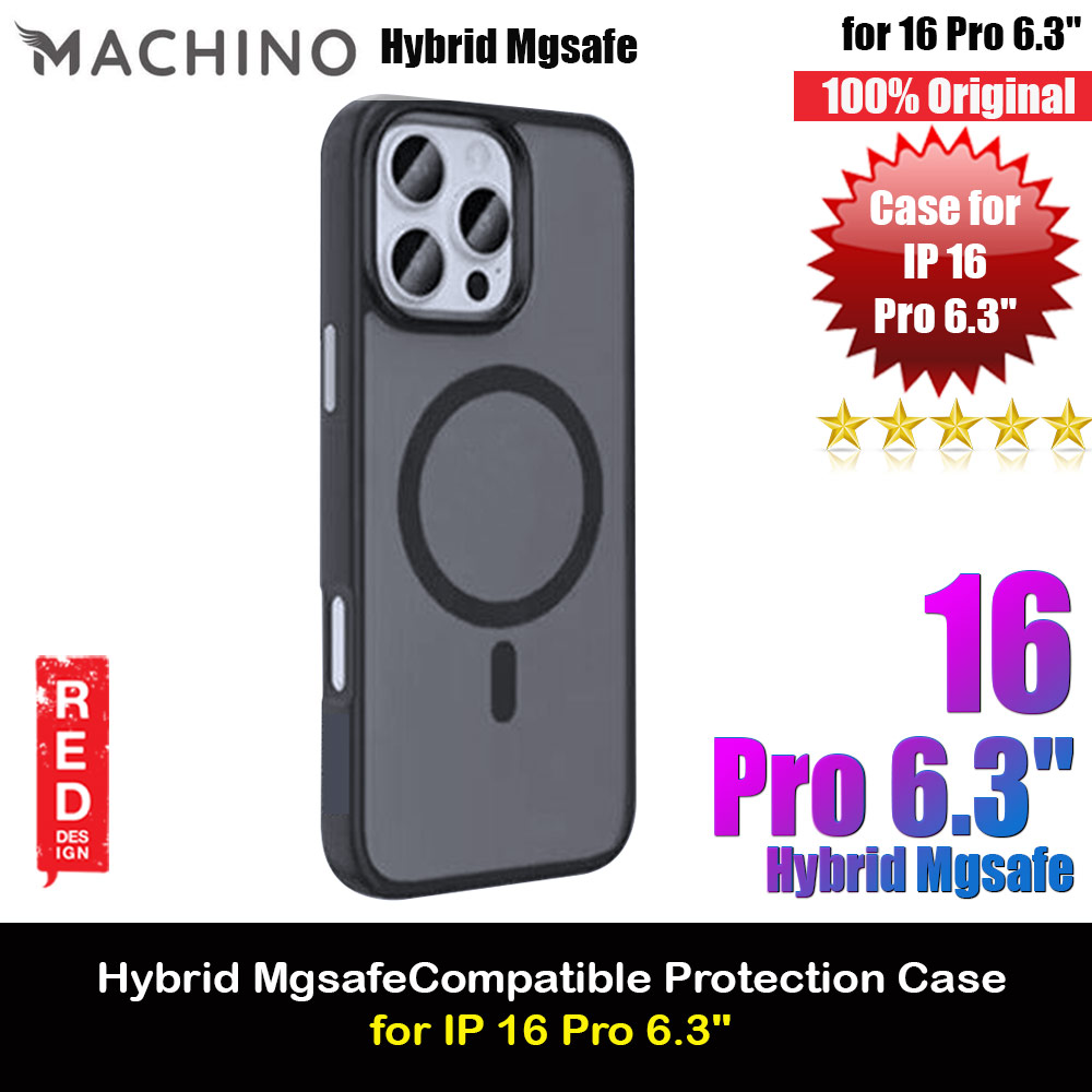 Picture of Machino View Magnetic Compatible Drop Protection Case for iPhone 16 Pro 6.3 (Black) Apple iPhone 16 Pro 6.3- Apple iPhone 16 Pro 6.3 Cases, Apple iPhone 16 Pro 6.3 Covers, iPad Cases and a wide selection of Apple iPhone 16 Pro 6.3 Accessories in Malaysia, Sabah, Sarawak and Singapore 