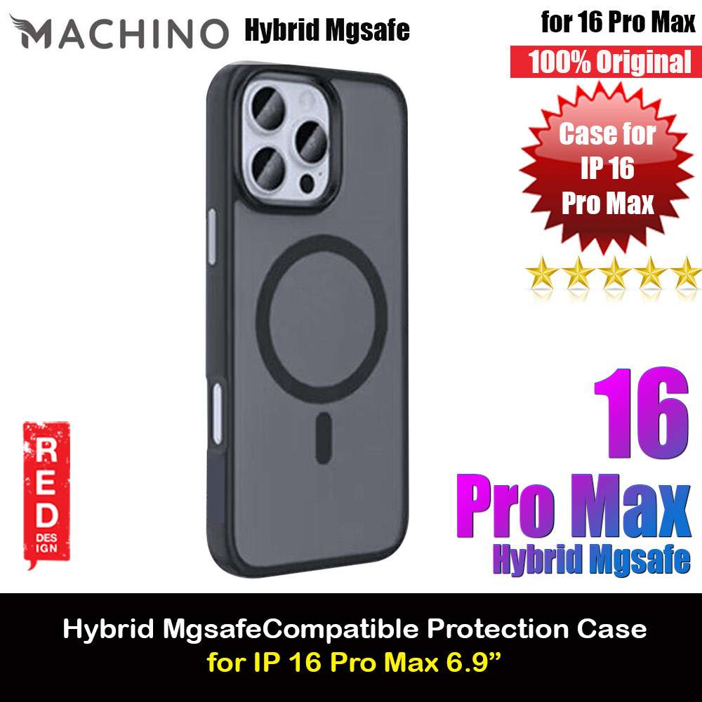 Picture of Machino View Magnetic Compatible Drop Protection Case for iPhone 16 Pro Max 6.9 (Black) Apple iPhone 16 Pro Max 6.9- Apple iPhone 16 Pro Max 6.9 Cases, Apple iPhone 16 Pro Max 6.9 Covers, iPad Cases and a wide selection of Apple iPhone 16 Pro Max 6.9 Accessories in Malaysia, Sabah, Sarawak and Singapore 