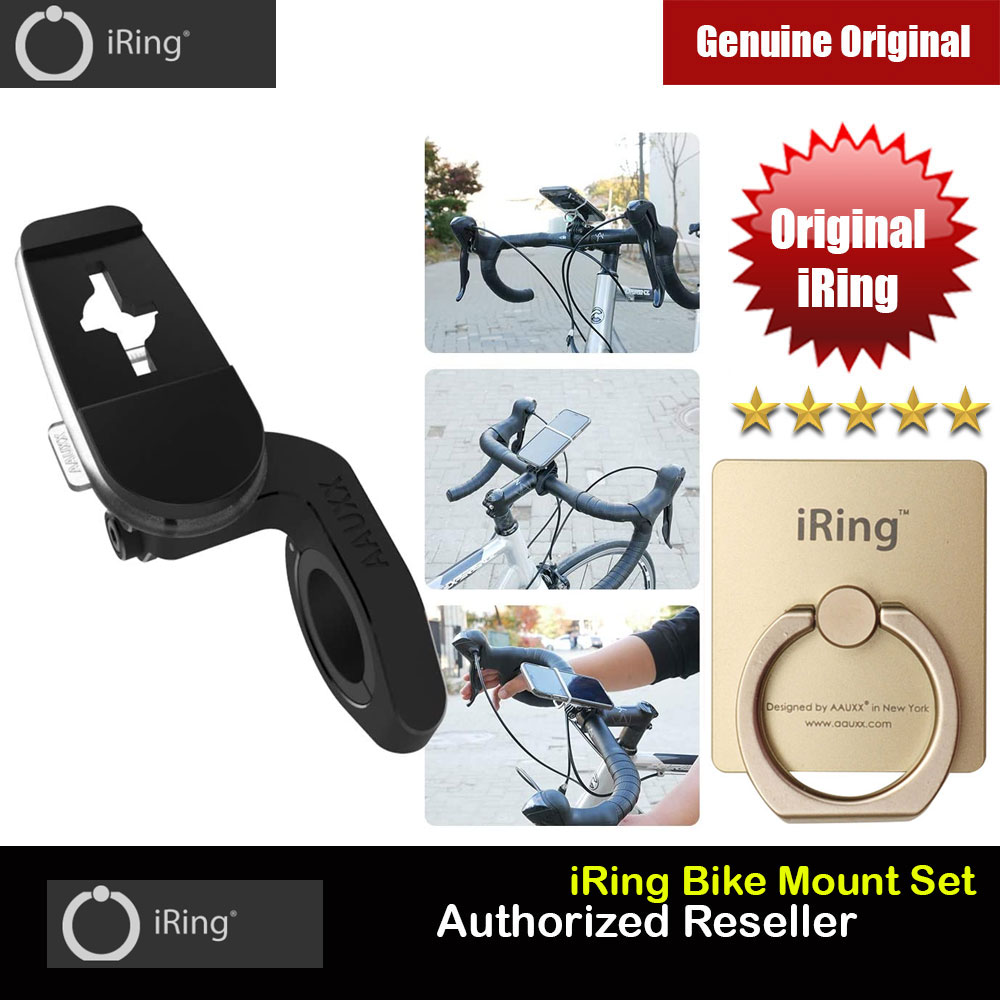 Picture of AAUXX Original iRing Universal Phone Grip and Stand Original iRing with iRing Bike Mount Can Attach Action cam! Works with iRing Original Adjustable Bike Handlebar Cradle for iPhone, Samsung, Android Phones (Champagne Gold) Red Design- Red Design Cases, Red Design Covers, iPad Cases and a wide selection of Red Design Accessories in Malaysia, Sabah, Sarawak and Singapore 
