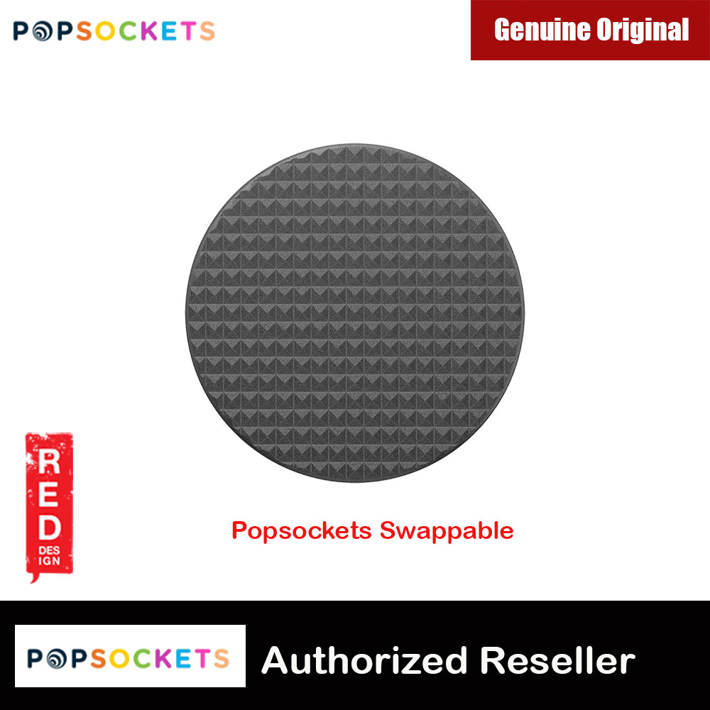 Picture of Popsockets PopGrip Swappable (Knurled Testure Black) Red Design- Red Design Cases, Red Design Covers, iPad Cases and a wide selection of Red Design Accessories in Malaysia, Sabah, Sarawak and Singapore 