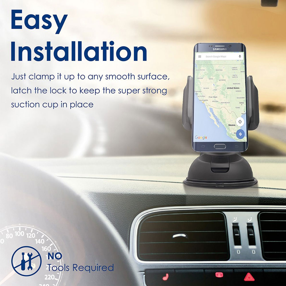 Picture of PROMATE Universal Sturdy Universal Car Mount for All SmartPhones and Handheld Devices 360⁰ Viewing Mount-2