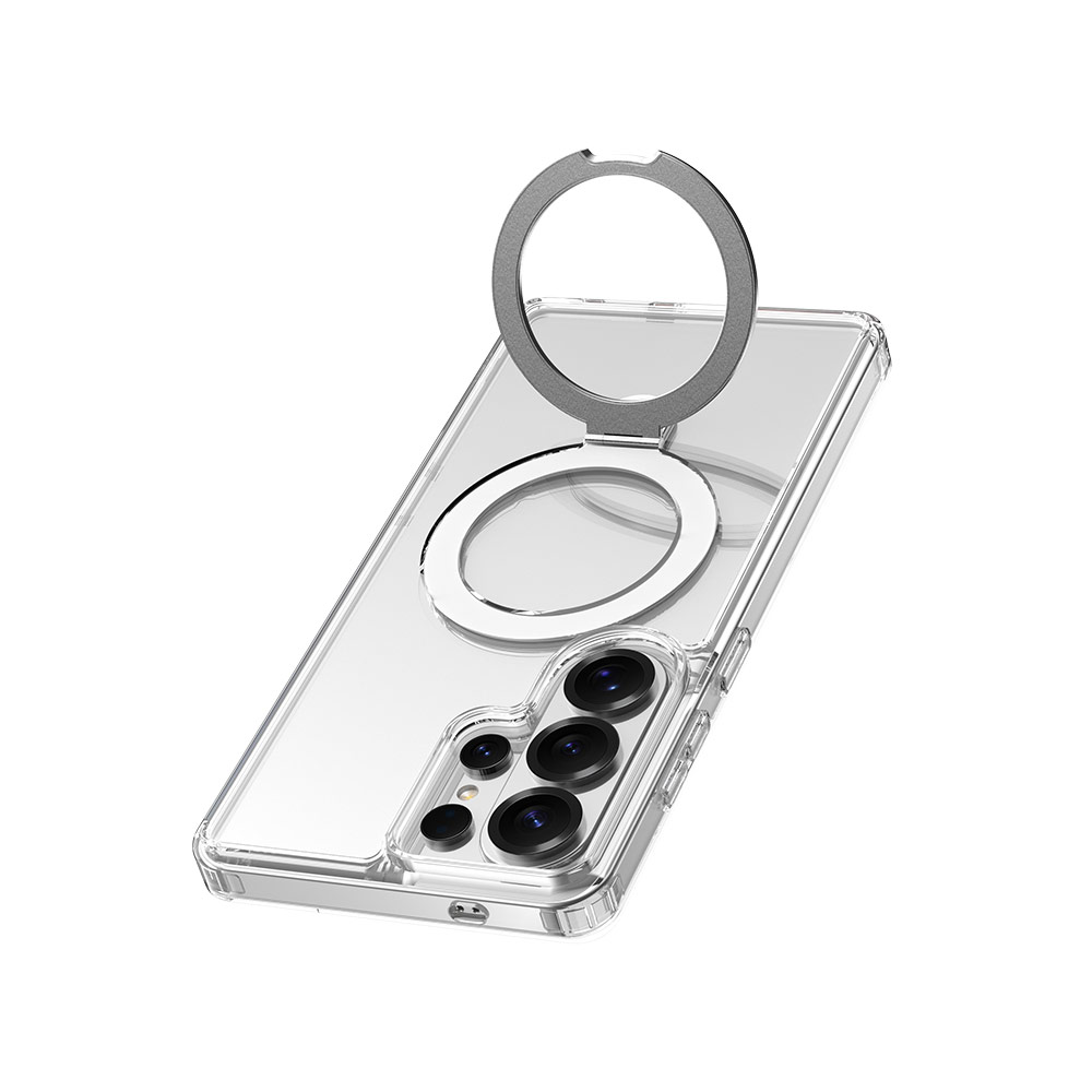 Picture of Samsung Galaxy S26 Ultra Case | Raptic Air Stand Magnetic Compatible Drop Protection Case for Samsung Galaxy S26 Ultra (Clear)