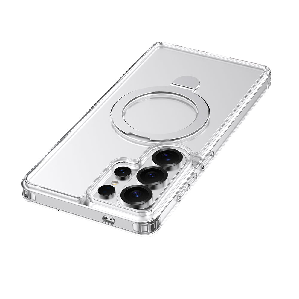 Picture of Samsung Galaxy S26 Ultra Case | Raptic Air Stand Magnetic Compatible Drop Protection Case for Samsung Galaxy S26 Ultra (Clear)