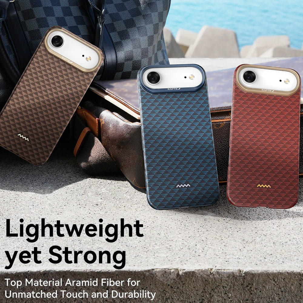 Picture of Apple iPhone Air 6.5 Case | Raptic Aramid Fibre Origin Lightweight Ultra Slim Case with Magsafe for iPhone Air 6.5 (Humble)