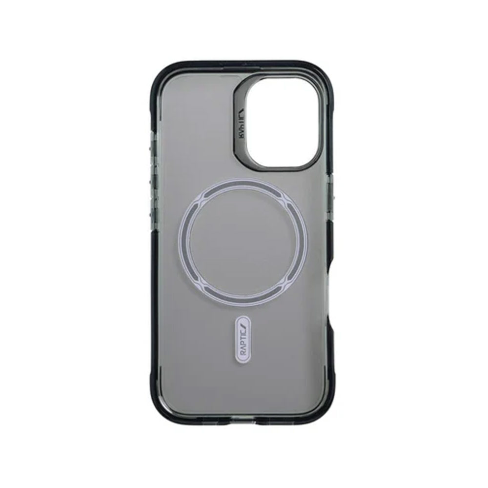 Picture of Apple iPhone 16 6.1 Case | Raptic Air MgSafe Magnetic Compatible Drop Protection Case for iPhone 16 6.1 (Smoke)