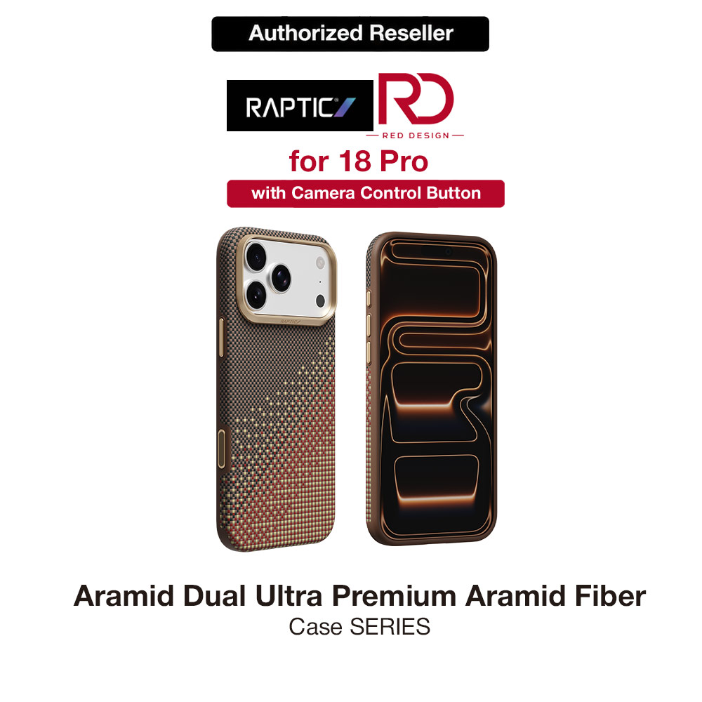 Picture of Raptic Aramid Dual Ultra Magnetic Drop Protection Case for iPhone 18 Pro - Serenity Amber Apple iPhone 18 Pro- Apple iPhone 18 Pro Cases, Apple iPhone 18 Pro Covers, iPad Cases and a wide selection of Apple iPhone 18 Pro Accessories in Malaysia, Sabah, Sarawak and Singapore