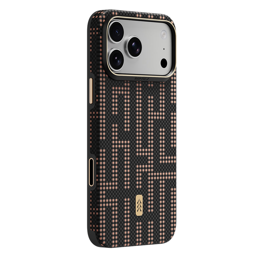 Picture of Apple iPhone 18 Pro Max Case | Raptic Aramid Dual Ultra Magnetic Drop Protection Case for iPhone 18 Pro Max - Grid Valor