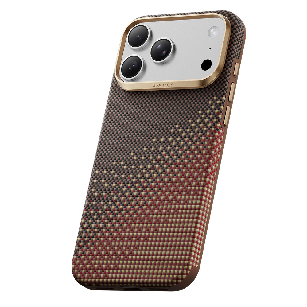 Picture of Apple iPhone 18 Pro Max Case | Raptic Aramid Dual Ultra Magnetic Drop Protection Case for iPhone 18 Pro Max - Serenity Amber